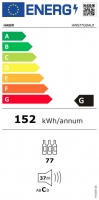 Vinotéka Haier HWS77GDAU1 energetický štítek new